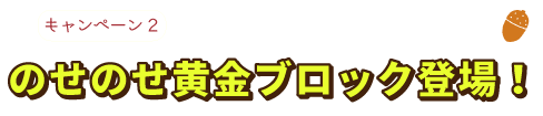 のせのせ黄金ブロック