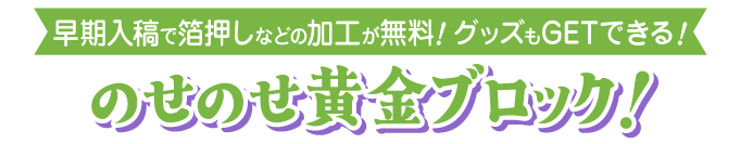 のせのせ黄金ブロック