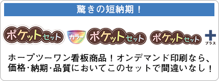 同人誌印刷・ポケットセット